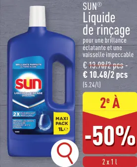 Offre: SUN Liquide de rinçage