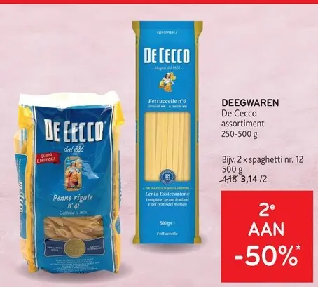 Promotie: De Cecco assortiment