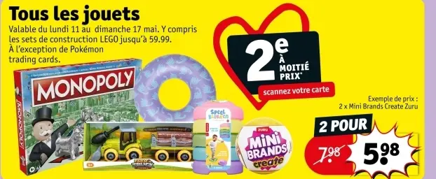 Offre: Tous les jouets