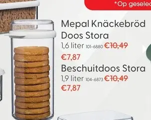 Aanbieding: Mepal Knäckebröd Doos Stora