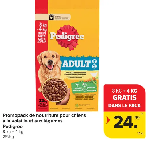 Offre: Promopack de nourriture pour chiens à la volaille et aux légumes