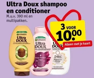 Promotie: Ultra Doux shampoo en conditioner