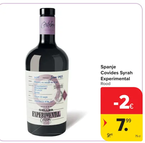 Promotie: Covides Syrah Experimental