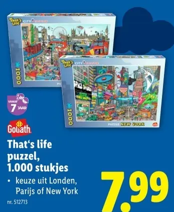 Aanbieding: That's life puzzel