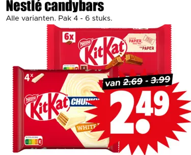 Aanbieding: Nestlé candybars