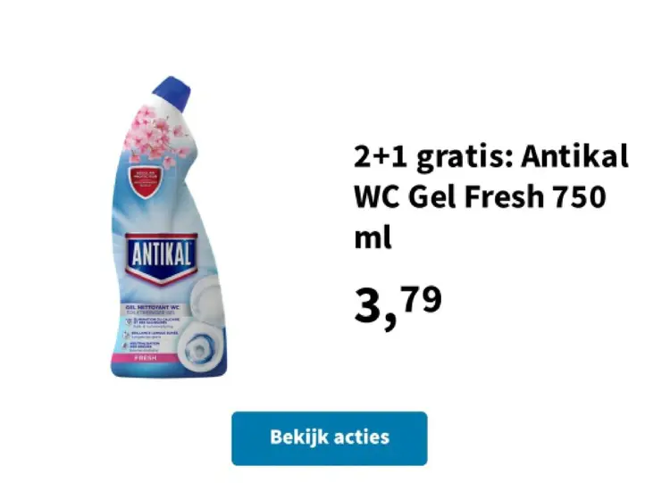 Aanbieding: Antikal WC Gel Fresh