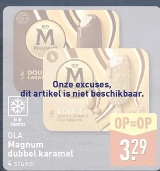 Aanbieding: Magnum dubbel karamel