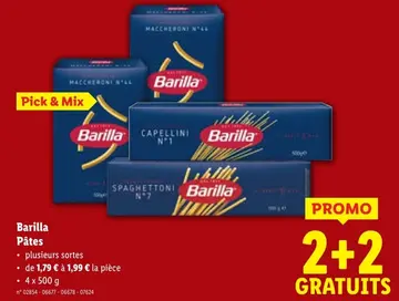 Offre: Pâtes