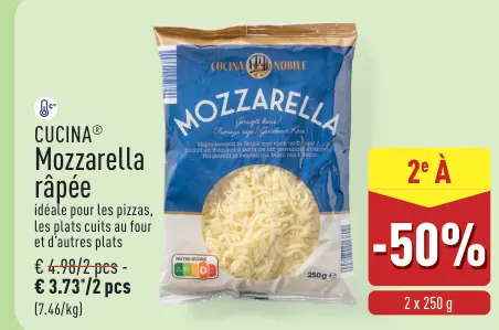 Offre: Mozzarella râpée