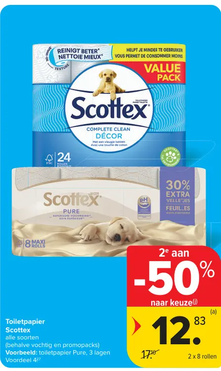 Promotie: Toiletpapier