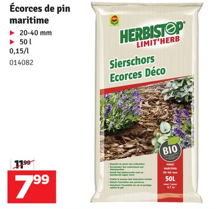 Offre: Écorces de pin maritime