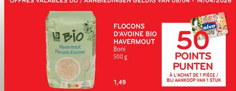 Offre: Flocons d'avoine bio