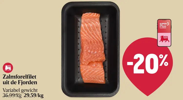 Aanbieding: Zalmforelfilet uit de Fjorden