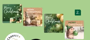 Promotie: Kerststickers