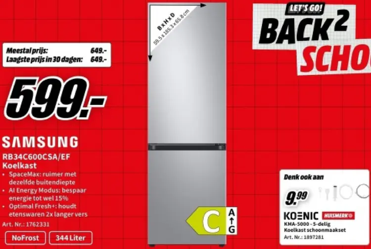 Aanbieding: RB34C600CSA/EF Koelkast