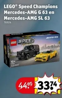 Promotie: LEGO® Speed Champions Mercedes-AMG G 63 en Mercedes-AMG SL 63