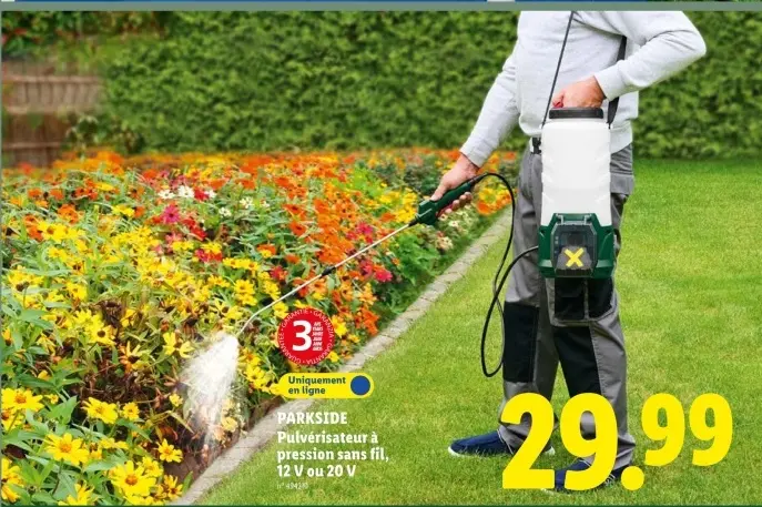 Offre: Pulvérisateur à pression sans fil