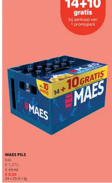 Aanbieding: MAES PILS bak