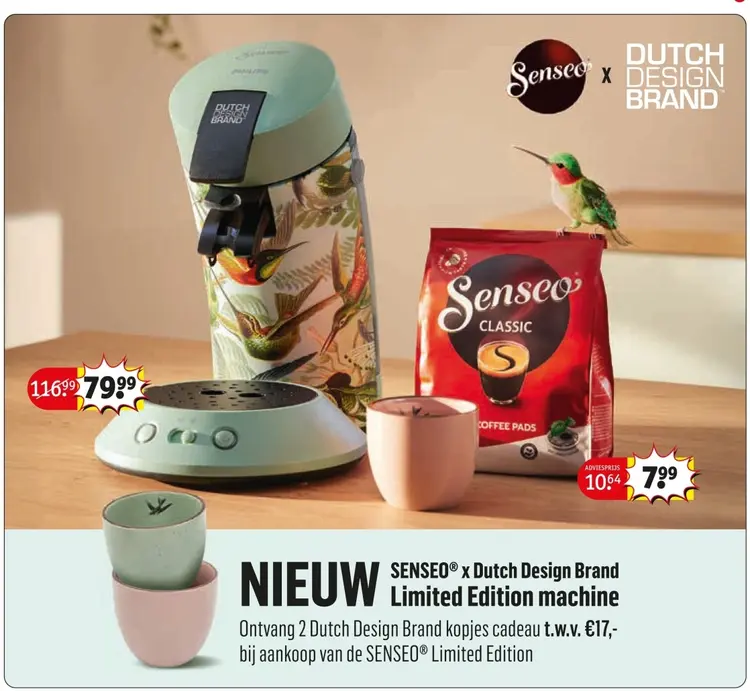 Aanbieding: SENSEO x Dutch Design Brand Limited Edition machine