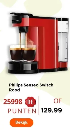 Aanbieding: Senseo Switch Rood