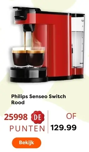 Aanbieding: Senseo Switch Rood