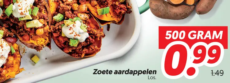 Aanbieding: Zoete aardappelen