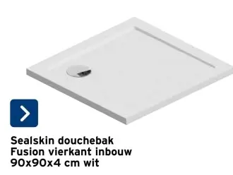 Aanbieding: Sealskin douchebak Fusion vierkant inbouw