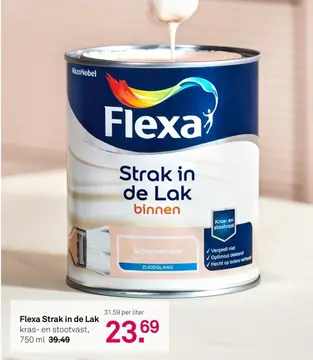 Aanbieding: Flexa Strak in de Lak