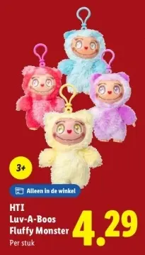 Aanbieding: Luv-A-Boos Fluffy Monster