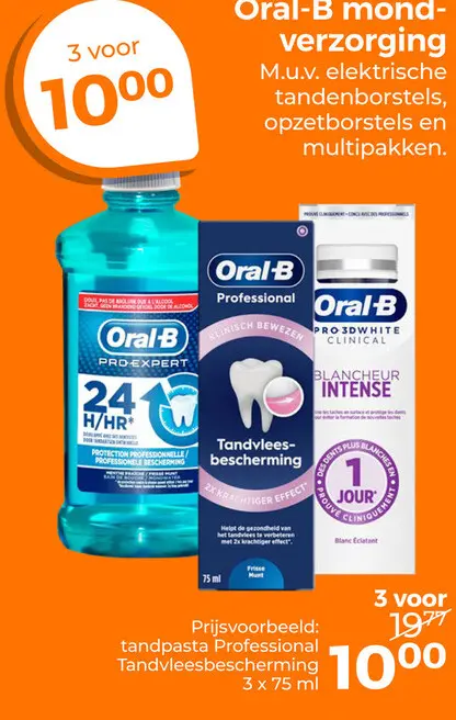 Aanbieding: Oral-B mondverzorging