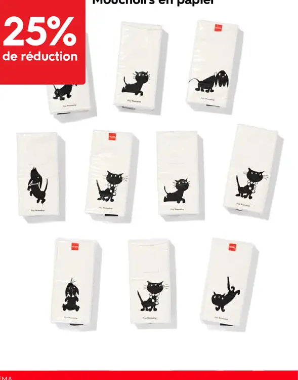 Offre: Mouchoirs en papier