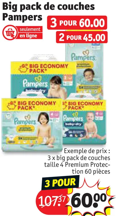 Offre: Big pack de couches