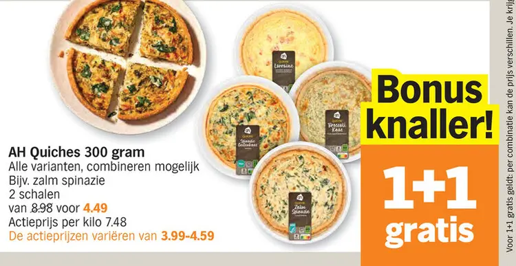 Promotie: Quiches