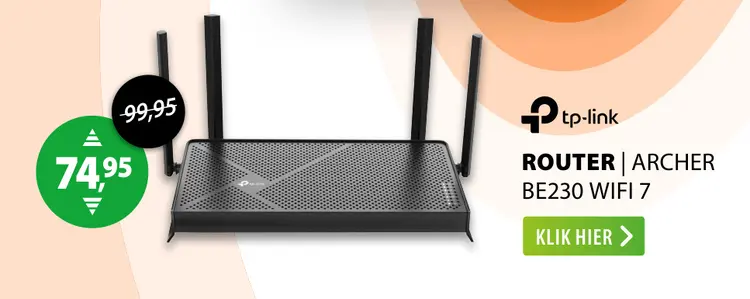 Aanbieding: Router | archer be230 wifi 7