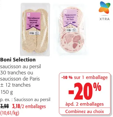 Offre: Saucisson au persil ou saucisson de Paris