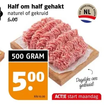 Aanbieding: Half om half gehakt