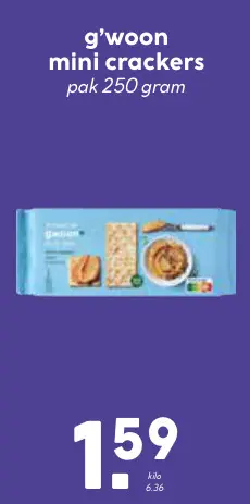 Aanbieding: Mini crackers