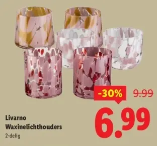 Aanbieding: Waxinelichthouders