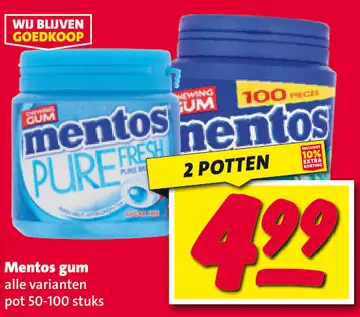 Aanbieding: Mentos gum