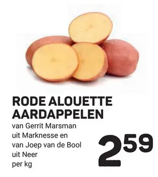 Aanbieding: Rode alouette aardappelen