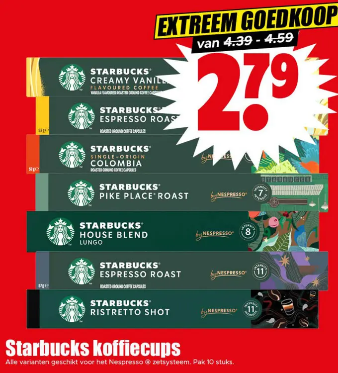 Aanbieding: Starbucks Coffee Capsules