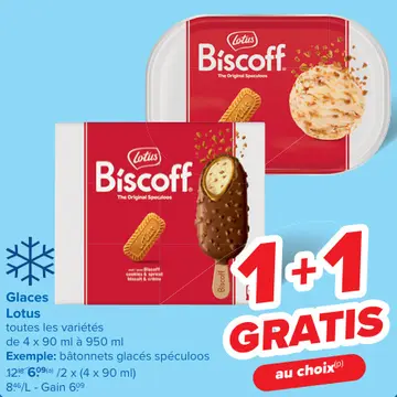 Offre: Glaces Lotus