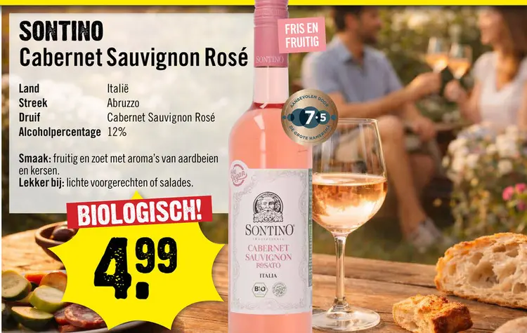 Aanbieding: SONTINO Cabernet Sauvignon Rosé