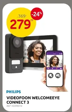 Aanbieding: Videofoon welcomeeye connect 3