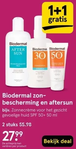 Aanbieding: Zonbescherming en aftersun