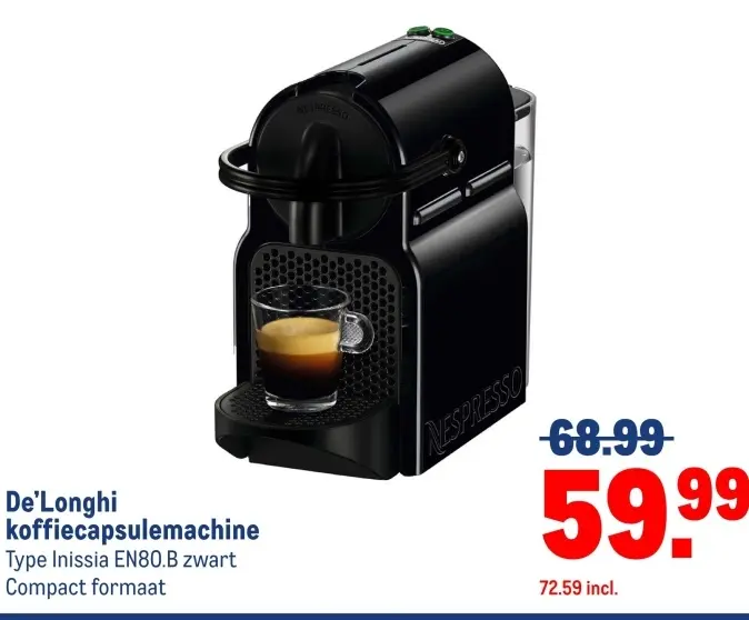 Aanbieding: koffiecapsulemachine