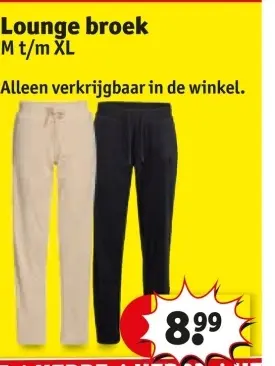 Aanbieding: Lounge broek