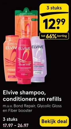 Aanbieding: Shampoo, conditioners en refills