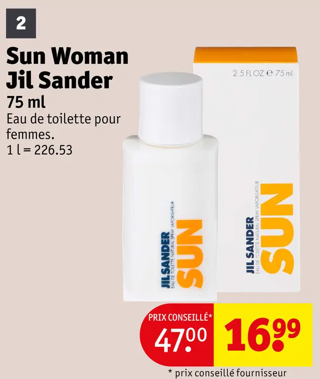 Offre: Jil Sander Sun Woman