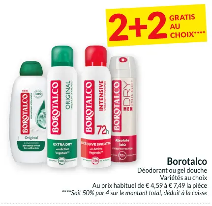 Offre: Déodorant ou gel douche
